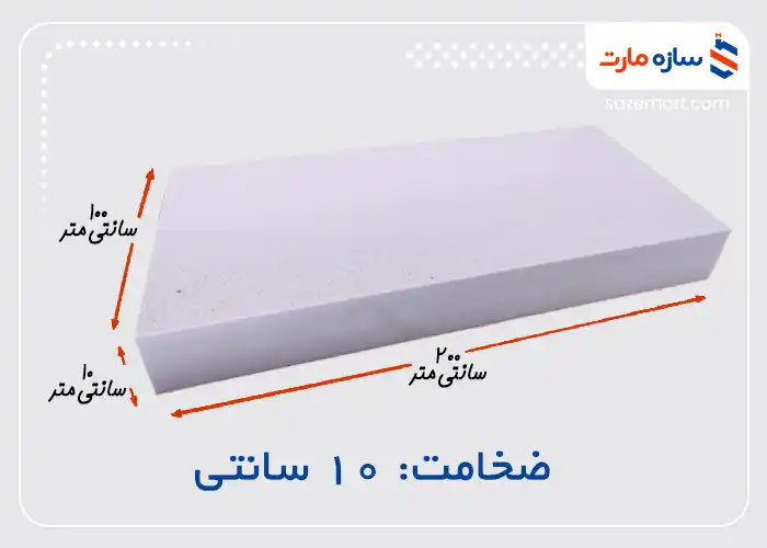 ورق یونولیت 10 سانتی