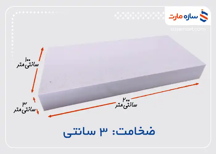 ورق یونولیت 3 سانتی
