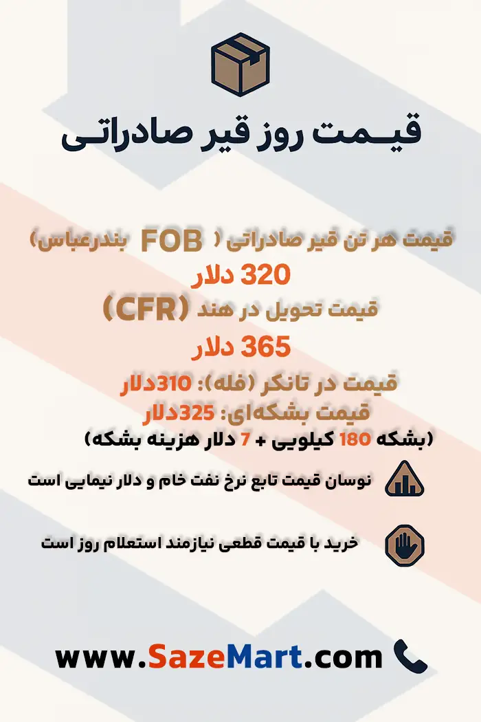 نکات مهم هنگام سفارش قیر صادراتی
