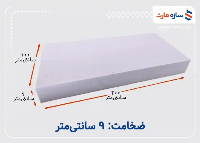 ورق یونولیت 9 سانتی