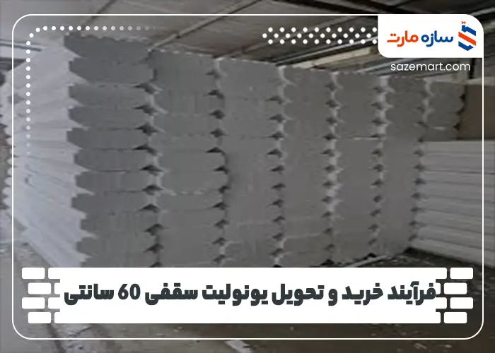 فرآیند خرید و تحویل یونولیت سقفی 60 سانتی